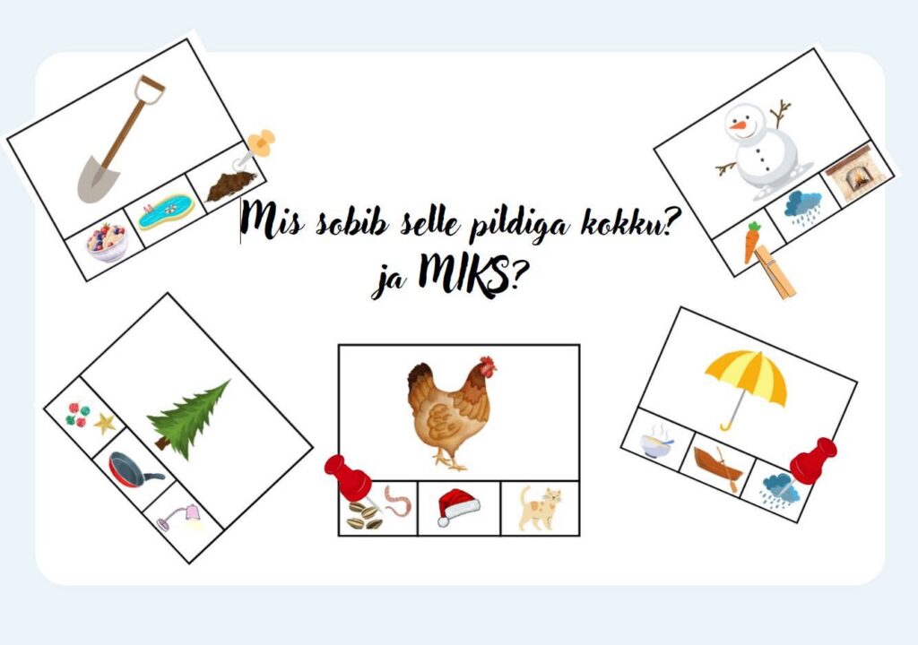 Kellega/millega sobib kokku?