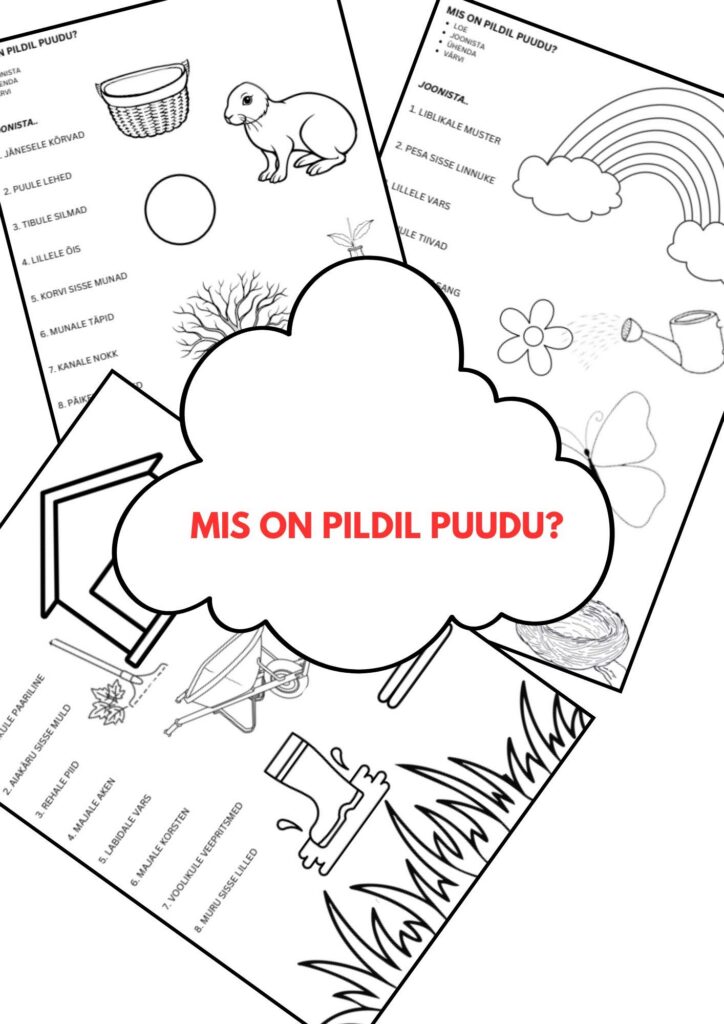 Mis on pildil puudu 2 (kevad)